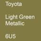 Preview: Toyota, Light Green Metallic, 6U5.